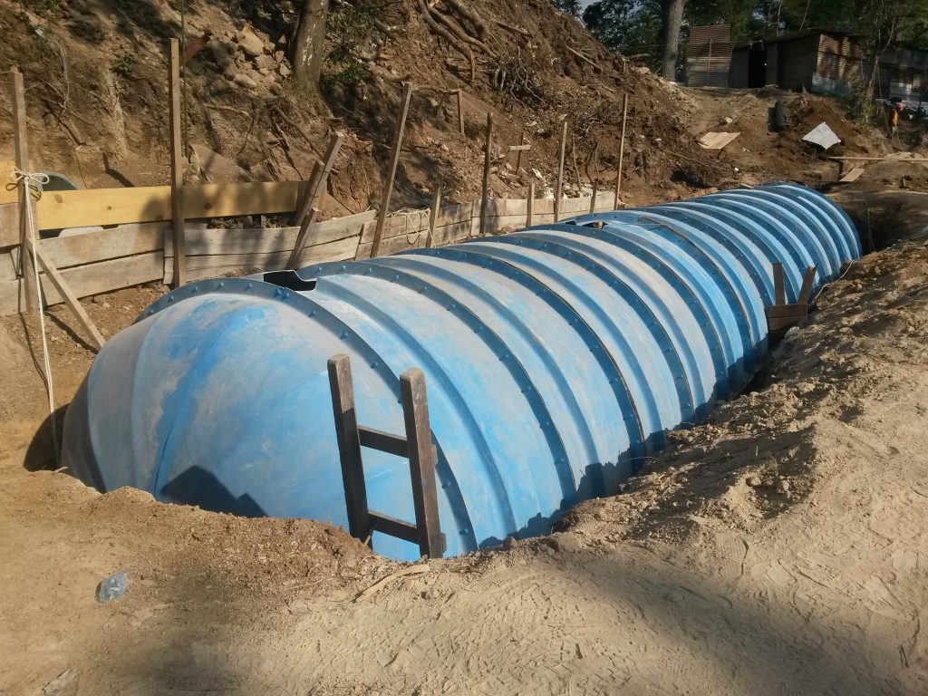 Planta de tratamiento de aguas residuales.