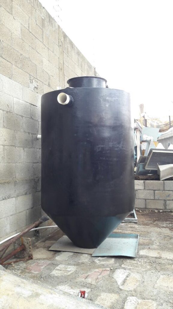 Biodigestor fabricado en Fibra de Vidrio