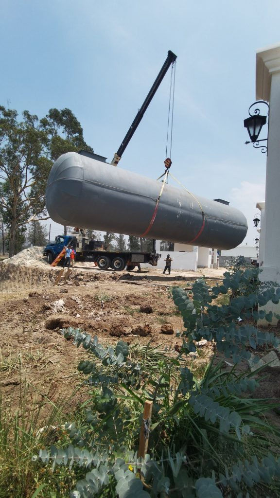 Planta de tratamiento Artifex fabricada en fibra de vidrio.