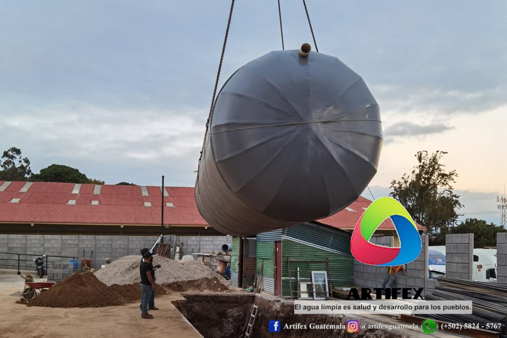 Planta de tratamiento de aguas residuales Fabricada en Fibra de Vidrio. Artifex