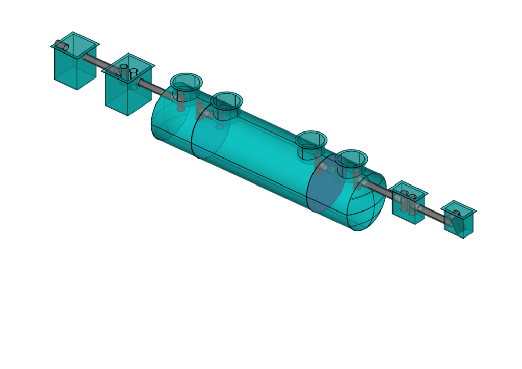 Planta de tratamiento modular para aguas residuales diseñada en fibra de vidrio por Grupo Artifex.